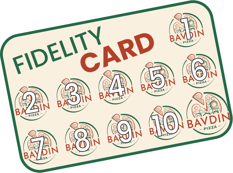 Fidelity Card Bavdin Pizza